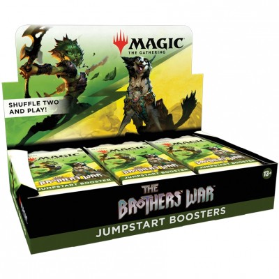 Boite de Boosters Magic the Gathering The Brothers' War - JUMPSTART - 18 Draft Boosters