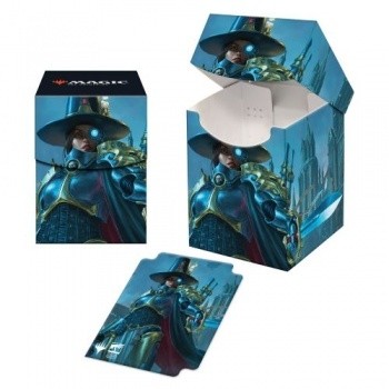 Boite de rangement illustrée Magic the Gathering Univers infinis Deck Commander Warhammer 40,000 - Deck Box 100+ - Inquisitor Greyfax