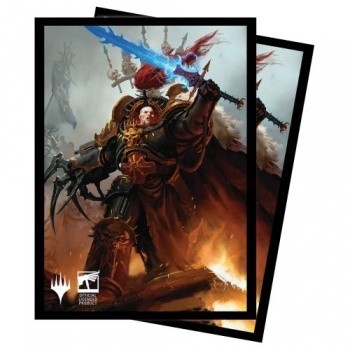 Protèges Cartes illustrées Univers infinis Deck Commander Warhammer 40,000 - Abaddon the Despoiler - 100 Pochettes