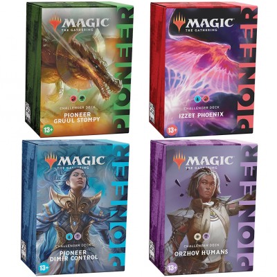 Wizards of the Coast - Magic the Gathering - Deck - Decks d'initiation -  Commander - Lot de 5 différents (Français)