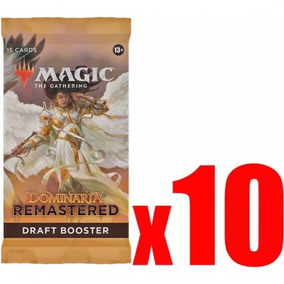 Booster Magic the Gathering Dominaria Remastered - Draft booster - Lot de 10 - EN ANGLAIS