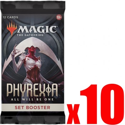 Booster Magic the Gathering Tous Phyrexians (Phyrexia: All Will Be One) - Booster d'Extension - Lot de 10