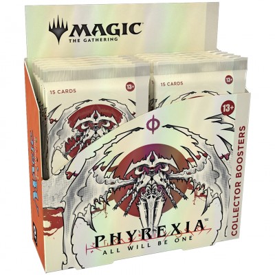 Boite de Boosters Magic the Gathering Tous Phyrexians (Phyrexia: All Will Be One) - 12 Boosters Collector