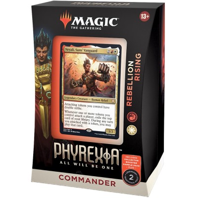 Deck Magic the Gathering Tous Phyrexians (Phyrexia: All Will Be One) - Commander - Rebellion Rising (Blanc Rouge)