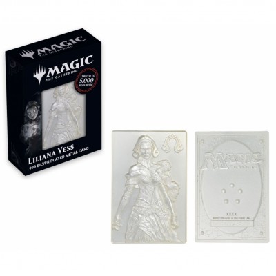 Goodies Magic the Gathering Limited Edition Silver Plated Metal Collectible - Liliana