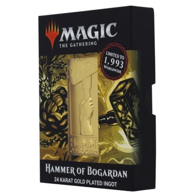Goodies Magic the Gathering Limited Edition Gold Plated Metal Collectible - Hammer of Bogardan