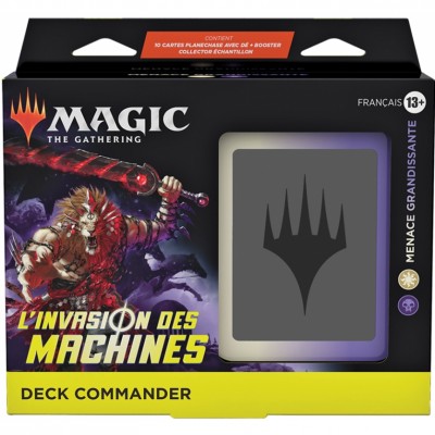 Deck Magic the Gathering L'invasion des machines - Commander - Menace Grandissante (Blanc, Noir)