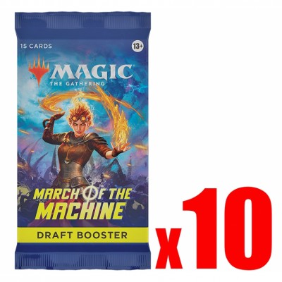 Booster Magic the Gathering March of the Machine - Booster de draft - Lot de 10