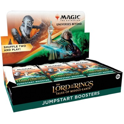 Boite de Boosters Magic the Gathering The Lord of the Rings : Tales of Middle-earth - JUMPSTART - 18 Boosters draft