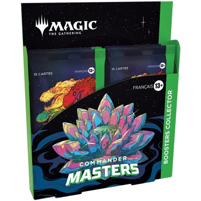 Boite de Boosters Magic the Gathering Commander Masters - 4 Boosters Collector