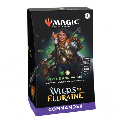 Deck Magic the Gathering Wilds of Eldraine - Commander - Virtue and Valor