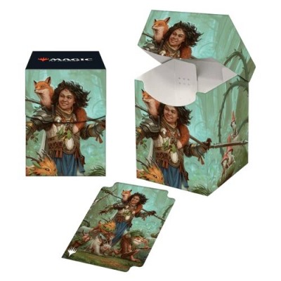 Boite de rangement illustrée Magic the Gathering Les Friches d'Eldraine - 100+ Deck Box - Ellivere of the Wild Court