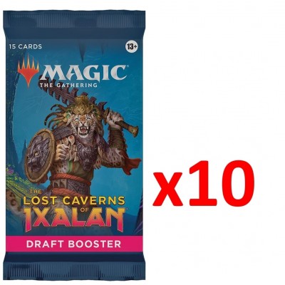 Booster Magic the Gathering The Lost Caverns of Ixalan - Booster de draft - Lot de 10
