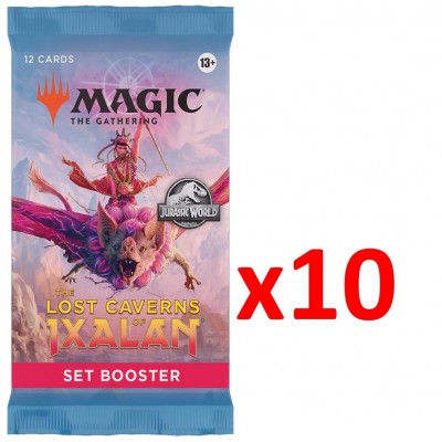 Booster Magic the Gathering The Lost Caverns of Ixalan - Set Booster - Lot de 10