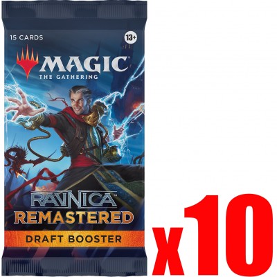 Booster Magic the Gathering Ravnica Remastered - Draft Booster - Lot de 10