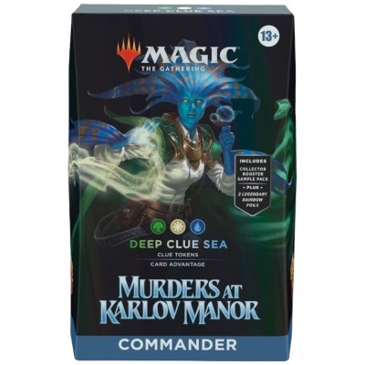 Deck Magic the Gathering Meutres au manoir Karlov -  Commander - Deep Clue Sea