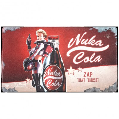 Tapis de Jeu Magic the Gathering Univers Infinis : Fallout - Nuka Cola HOLOFOIL STANDARD GAMING PLAYMAT