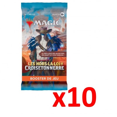 Booster Magic the Gathering Les hors-la-loi de Croisetonnerre - Booster de Jeu - Lot de 10