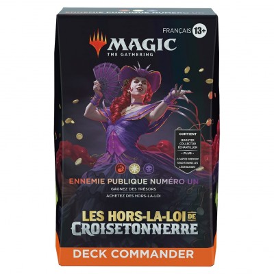 Deck Magic the Gathering Les hors-la-loi de Croisetonnerre - Commander - Ennemie publique numéro un