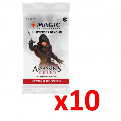 Booster Magic the Gathering Univers Infinis : Assassin's Creed - Booster Infini - Lot de 10