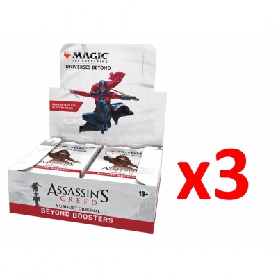Boite de Boosters Magic the Gathering Univers Infinis : Assassin's Creed - 24 Boosters Infinis - Lot de 3