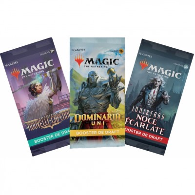 Booster Magic the Gathering Lot de 3 booster de draft