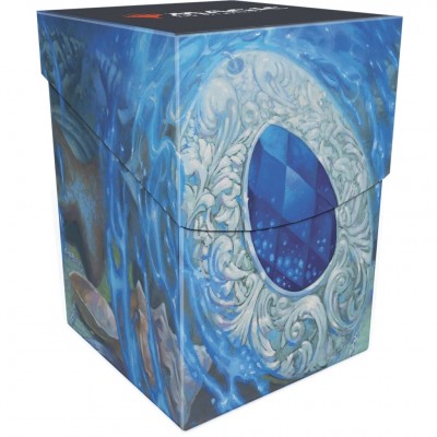 Boite de rangement illustrée Magic the Gathering Horizons du Modern 3 100+ DECK BOX - Médaillon de saphir