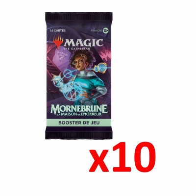 Booster Magic the Gathering Mornebrune : la Maison de l'horreur - Booster de Jeu - Lot de 10