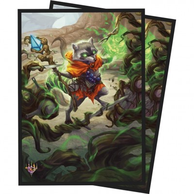 Protèges Cartes illustrées Magic the Gathering Bloomburrow  - Bello, barde des ronces - 100 Pochettes