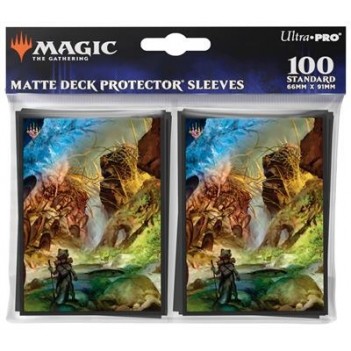 Protèges Cartes illustrées Magic the Gathering Bloomburrow  - Marais - 100 Pochettes