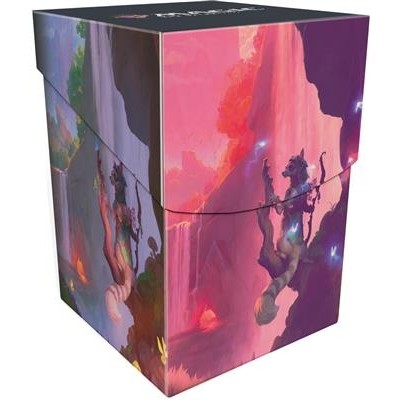 Boite de rangement illustrée Magic the Gathering Bloomburrow 100+ DECK BOX - Montagne