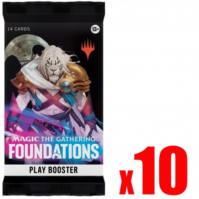 Booster Fondations de Magic the gathering - Booster de Jeu - Lot de 10