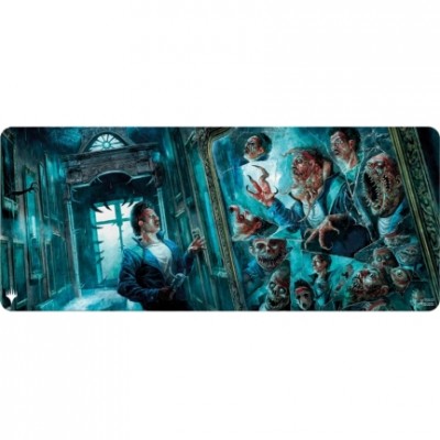 Tapis de Jeu Magic the Gathering Mornebrune : la Maison de l'horreur - Playmat moyen - 183cm x 76cm (6 personnes)