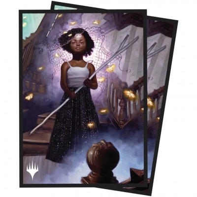 Protèges Cartes illustrées Magic the Gathering Mornebrune : la maison de l'horreur  - 100 Pochettes - Aminatou, perce-voile