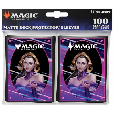 Protèges Cartes illustrées Fondations de Magic the gathering  - 100 Pochettes - Liliana