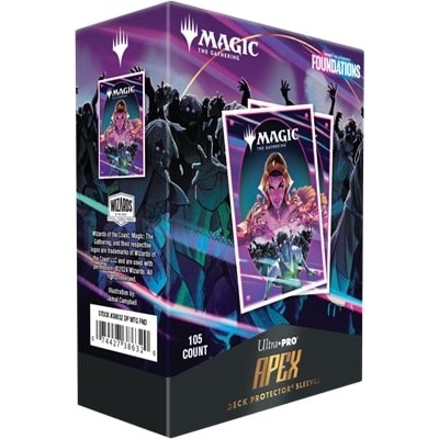 Protèges Cartes illustrées Fondations de Magic the gathering - 105CT  APEX SLEEVES