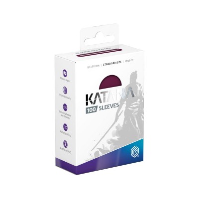 Protèges Cartes 100 Pochettes - Katana - Radiant Plum