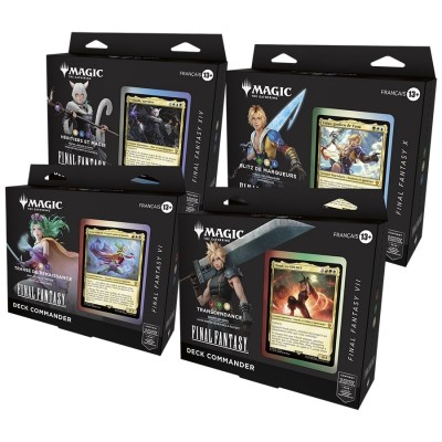 Decks Commander Final Fantasy - Lot de 4 différents