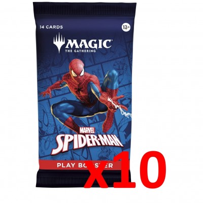 Booster Marvel's Spider-Man - Booster de Jeu - Lot de 10