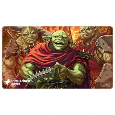Tapis de Jeu Magic the Gathering COMMANDER SERIES - Stitched - Krenko le caïd - 60cm x 34cm