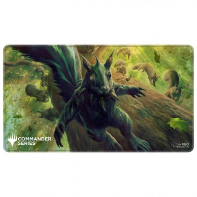 Tapis de Jeu Magic the Gathering COMMANDER SERIES - Stitched - Grande-Dent, général écureuil - 60cm x 34cm