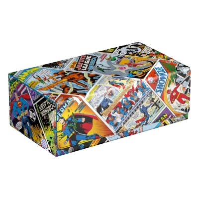 Boite de rangement illustrée  SQUAROES - Justice League - Vintage Comics