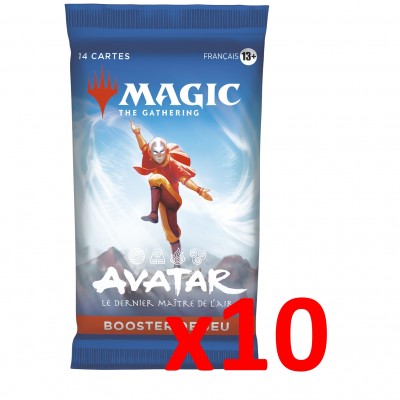 Booster Magic the Gathering Avatar, le dernier maître de l'air - Booster de Jeu - Lot de 10