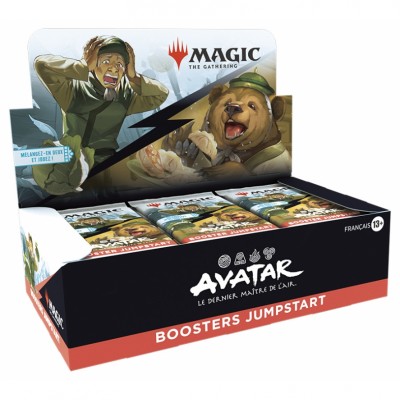 Boite de Boosters Magic the Gathering Avatar, le dernier maître de l'air - JUMPSTART - 24 Boosters