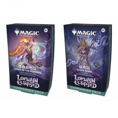 Decks Commander Magic the Gathering Lorwyn éclipsé - Lot de 2 différents