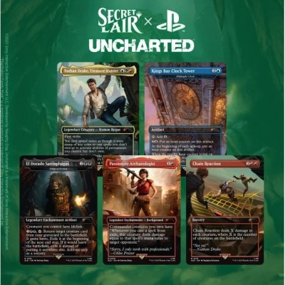 Coffret Magic the Gathering Secret Lair x Playstation : Uncharted