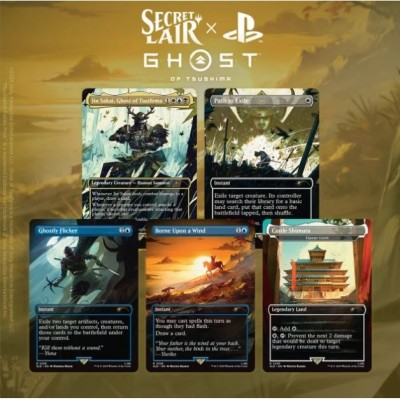 Coffret Magic the Gathering Secret Lair x Playstation : Ghost of Tsushima