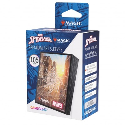 Protèges Cartes illustrées Magic the Gathering Marvel Spider-Man - 105 sleeves illustrées : Plaine