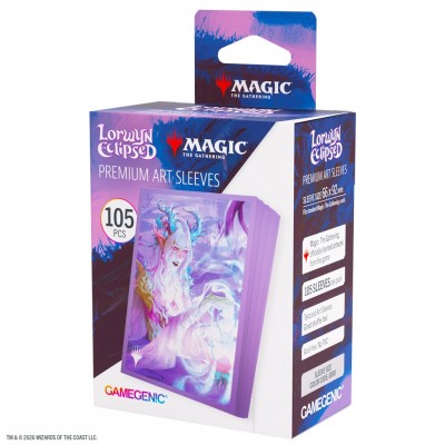 Protèges Cartes illustrées Magic the Gathering Lorwyn éclipsé - 105 sleeves illustrées : Devineresse du crépuscule