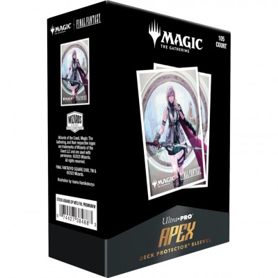 Protèges Cartes illustrées Final Fantasy - Lightning, l'éclair foudroyant - 105CT  APEX SLEEVES